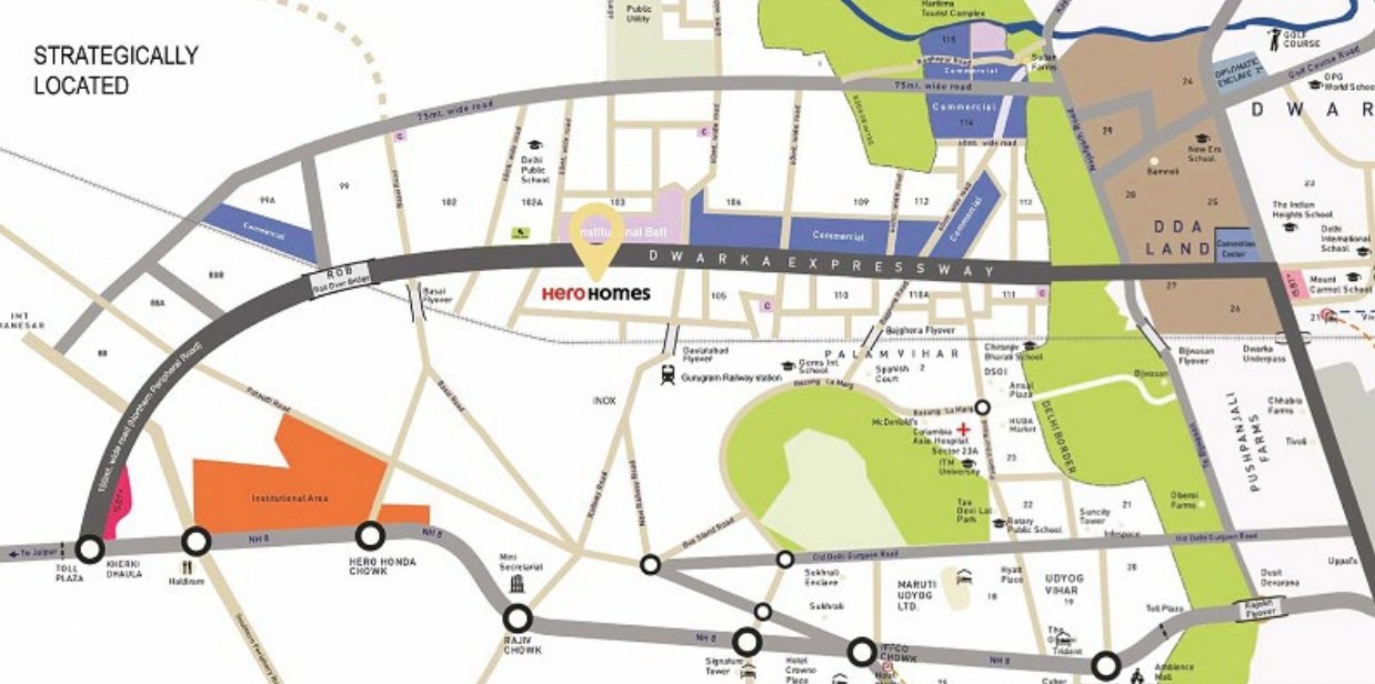 Hero Homes The Palatial Location Map