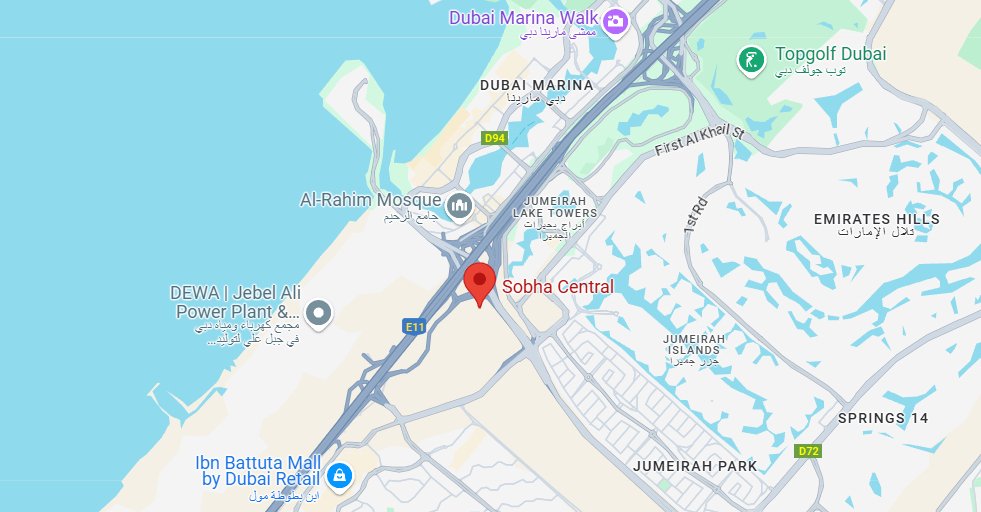 20250508185413 google location Sobha Central Dubai location
